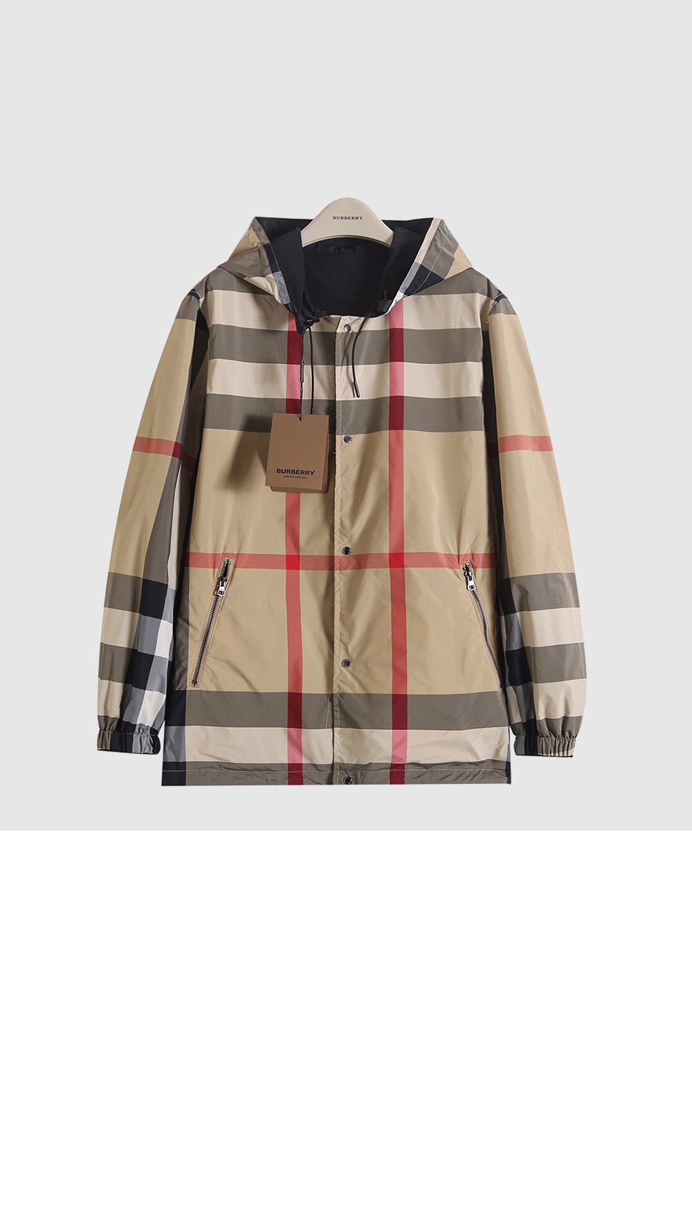 미러급레플리카사이트 | 명품레플리카 전문 쇼핑몰  | 퍼스트원 - 체크 쇼트 코트 > 버버리