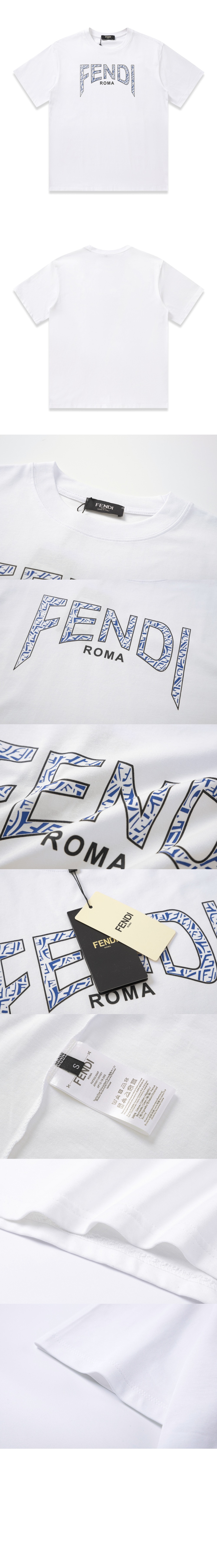 미러급레플리카사이트 | 명품레플리카 전문 쇼핑몰  | 퍼스트원 - 로고 프린트 반팔 > 펜디