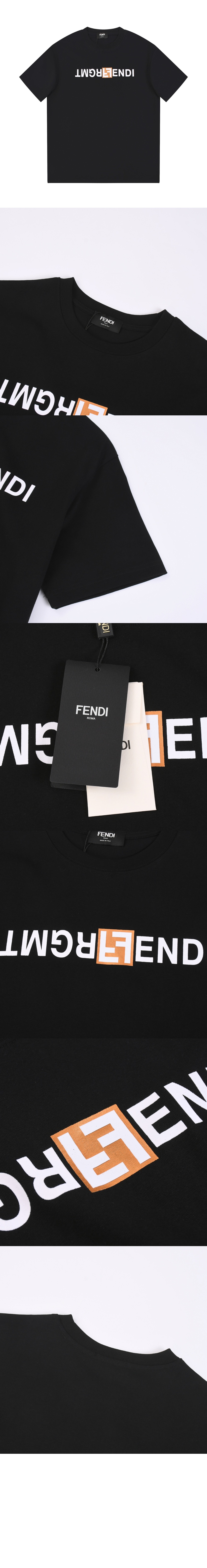 미러급레플리카사이트 | 명품레플리카 전문 쇼핑몰  | 퍼스트원 - 로고 프린트 반팔 > 펜디