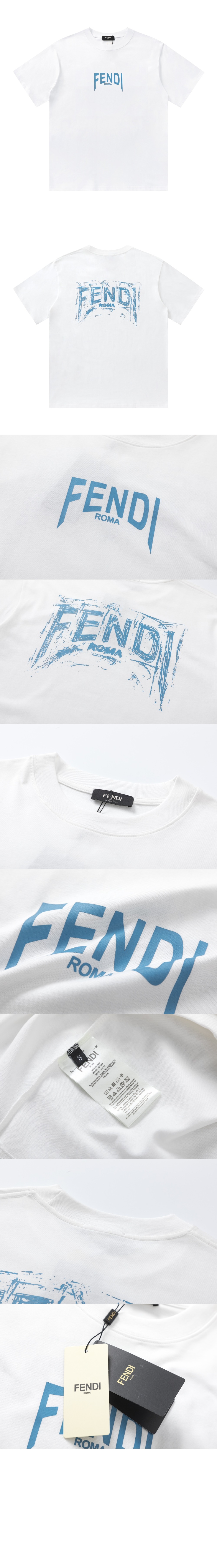 미러급레플리카사이트 | 명품레플리카 전문 쇼핑몰  | 퍼스트원 - 로고 프린트 반팔 > 펜디