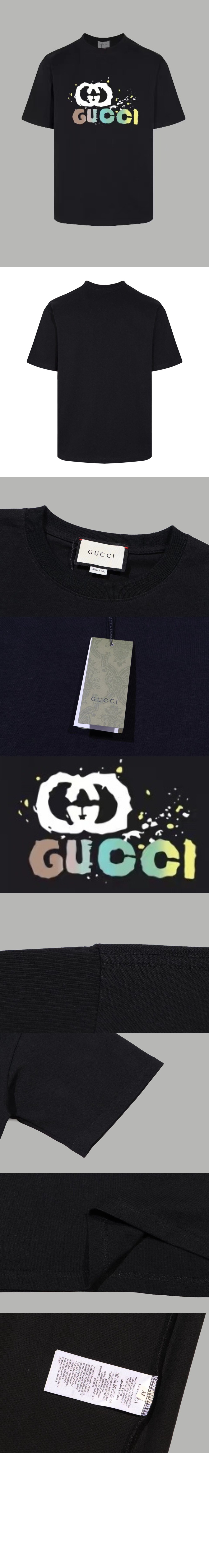 미러급레플리카사이트 | 명품레플리카 전문 쇼핑몰  | 퍼스트원 - 로고 프린트 반팔 > 구찌