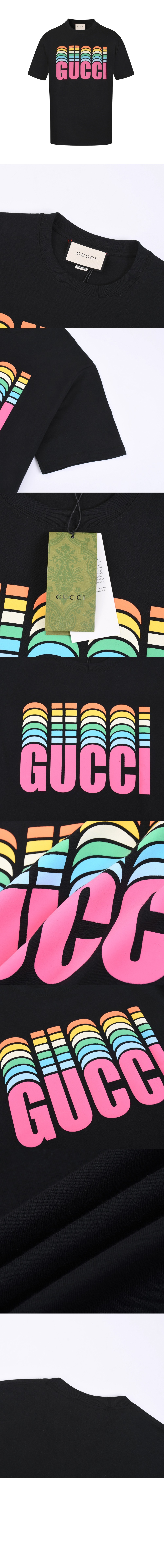 미러급레플리카사이트 | 명품레플리카 전문 쇼핑몰  | 퍼스트원 - 로고 프린트 반팔 > 구찌