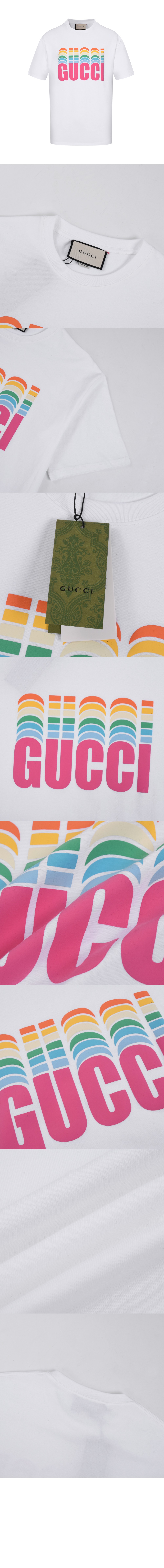 미러급레플리카사이트 | 명품레플리카 전문 쇼핑몰  | 퍼스트원 - 로고 프린트 반팔 > 구찌