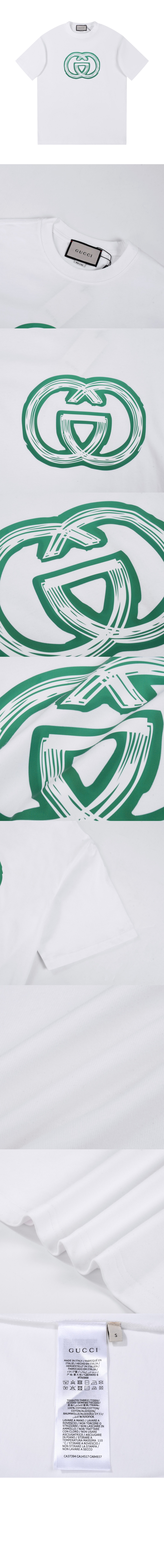 미러급레플리카사이트 | 명품레플리카 전문 쇼핑몰  | 퍼스트원 - 로고 프린트 반팔 > 구찌