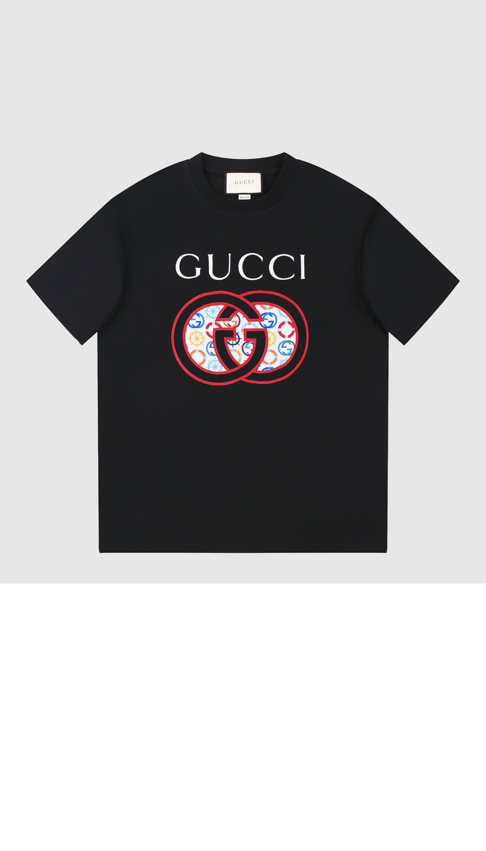 미러급레플리카사이트 | 명품레플리카 전문 쇼핑몰  | 퍼스트원 - 로고 프린트 반팔 > 구찌