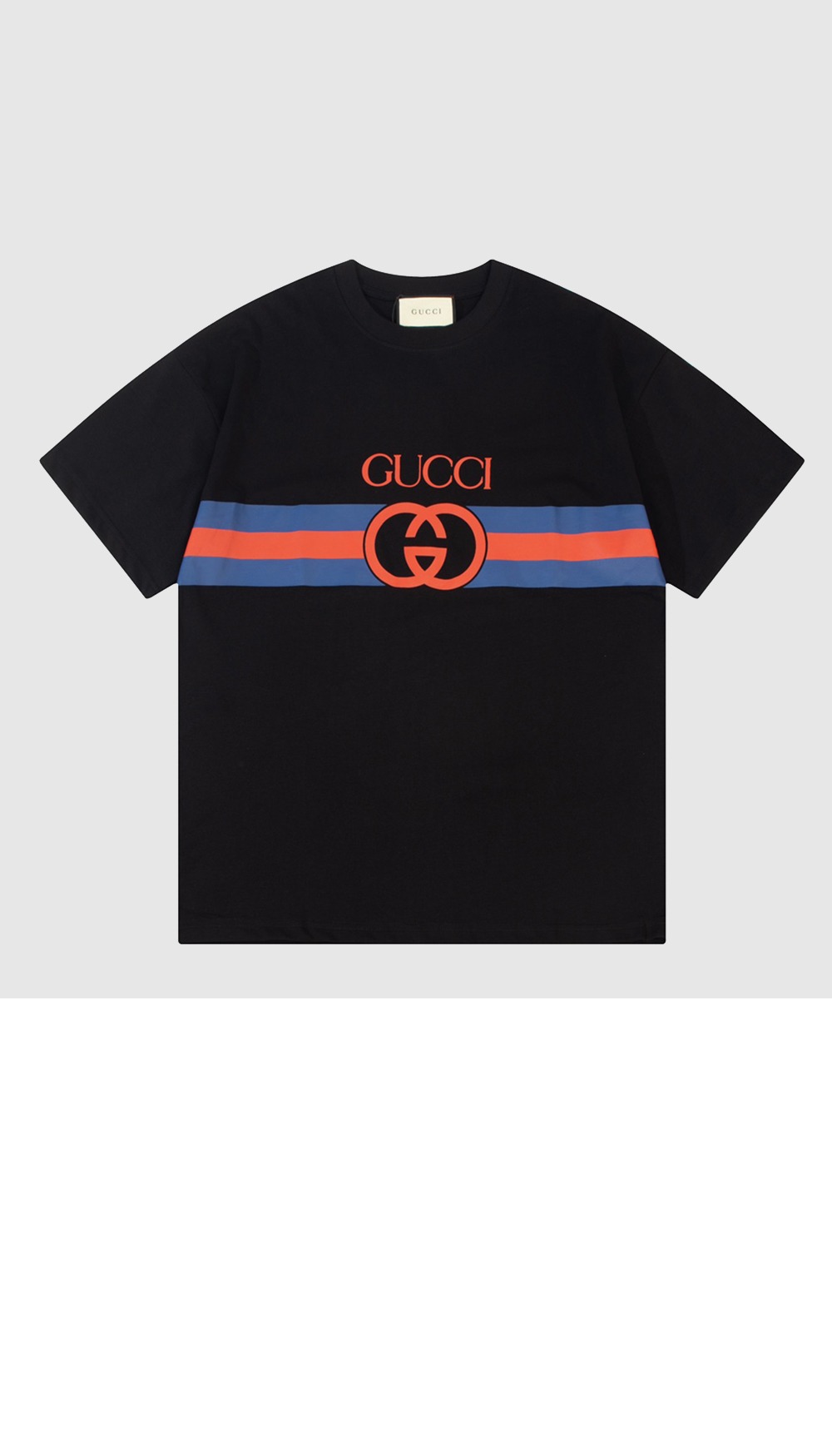 미러급레플리카사이트 | 명품레플리카 전문 쇼핑몰  | 퍼스트원 - 로고 프린트 반팔 > 구찌