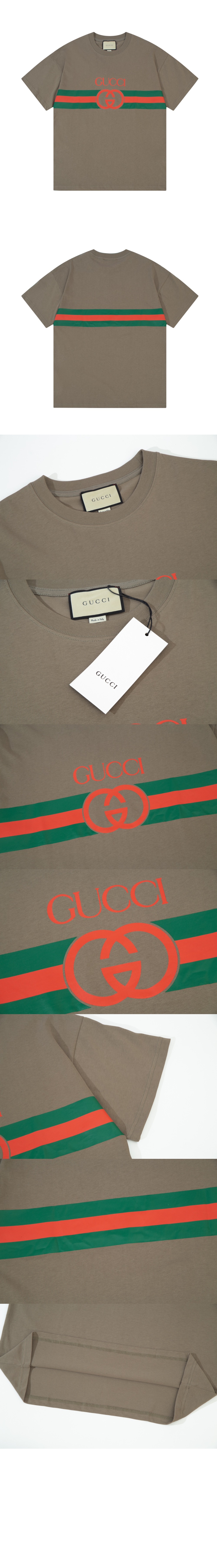 미러급레플리카사이트 | 명품레플리카 전문 쇼핑몰  | 퍼스트원 - 로고 프린트 반팔 > 구찌