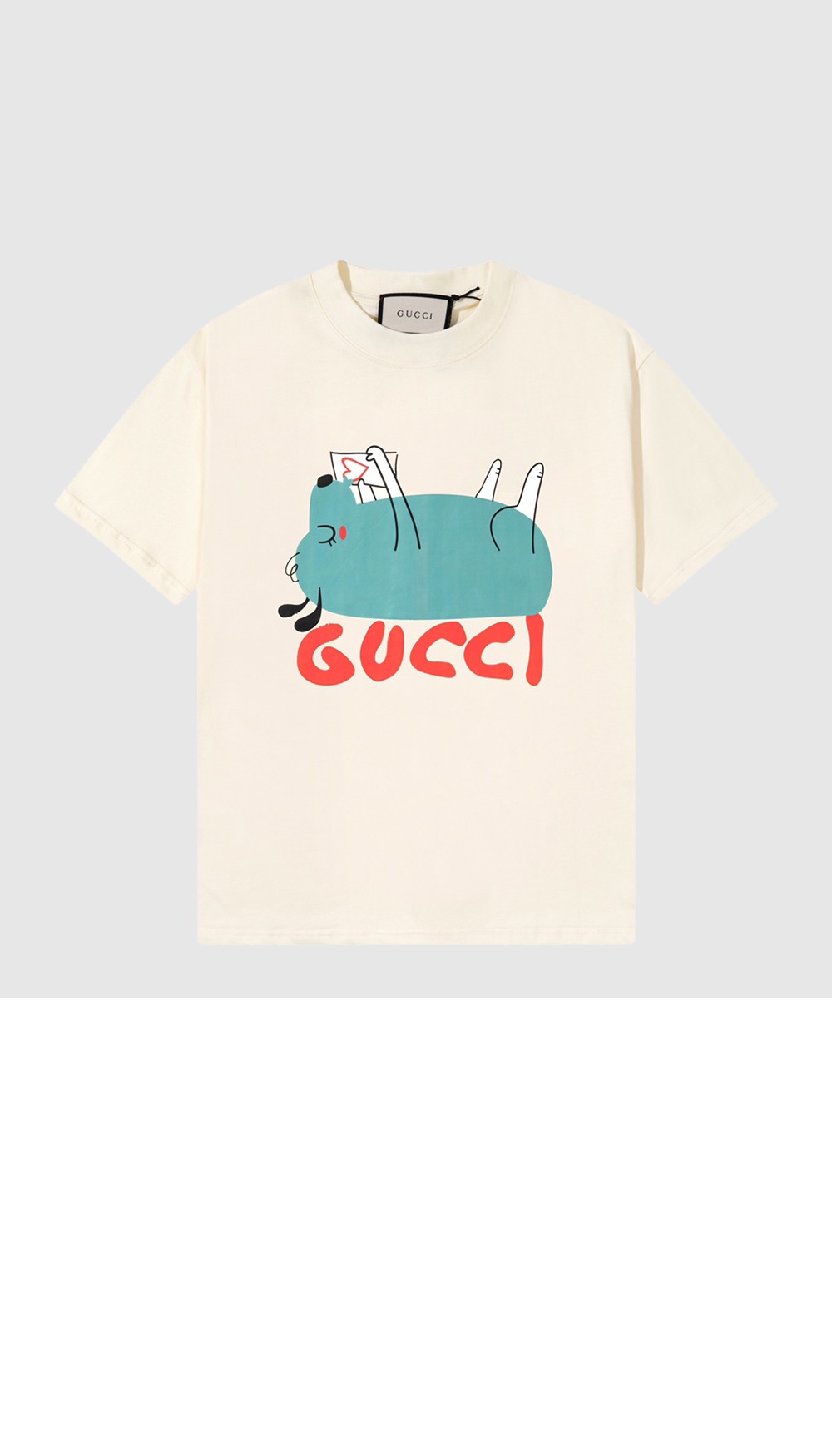 미러급레플리카사이트 | 명품레플리카 전문 쇼핑몰  | 퍼스트원 - 프린트 면 티셔츠 > 구찌