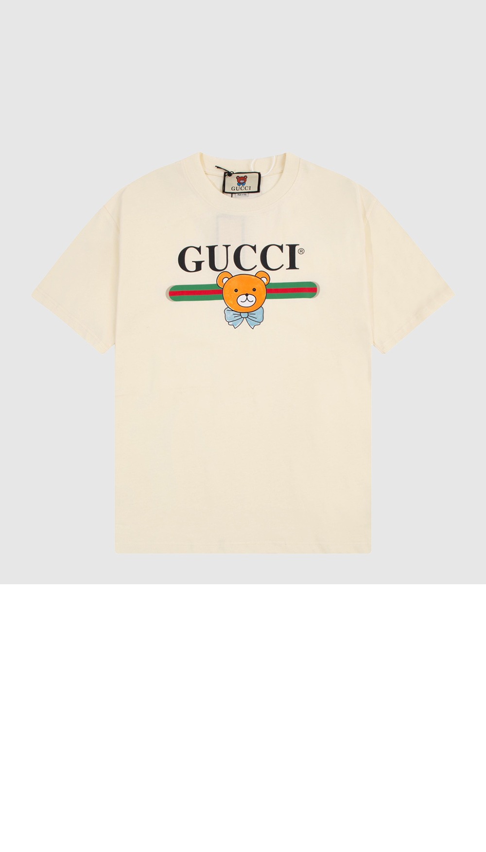 미러급레플리카사이트 | 명품레플리카 전문 쇼핑몰  | 퍼스트원 - 로고 프린트 반팔 > 구찌