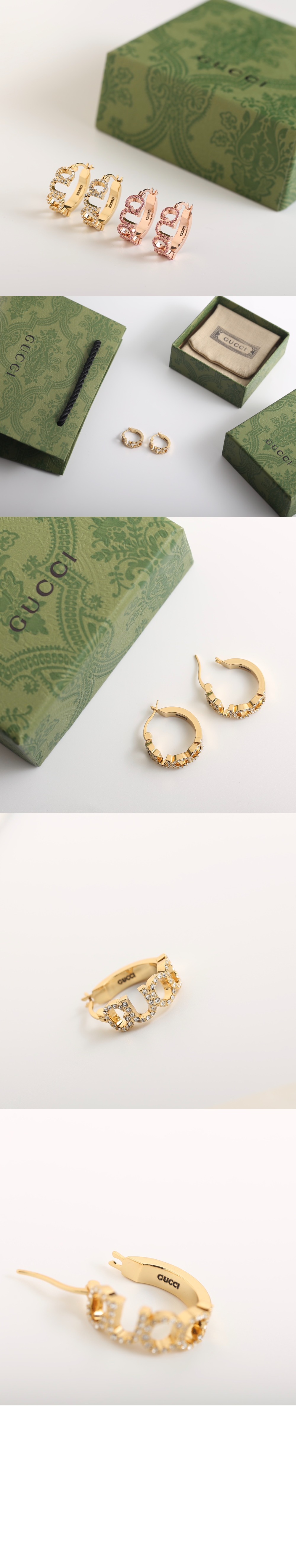 미러급레플리카사이트 | 명품레플리카 전문 쇼핑몰  | 퍼스트원 - GUCCI 레터 후프 귀걸이 774690 > 구찌