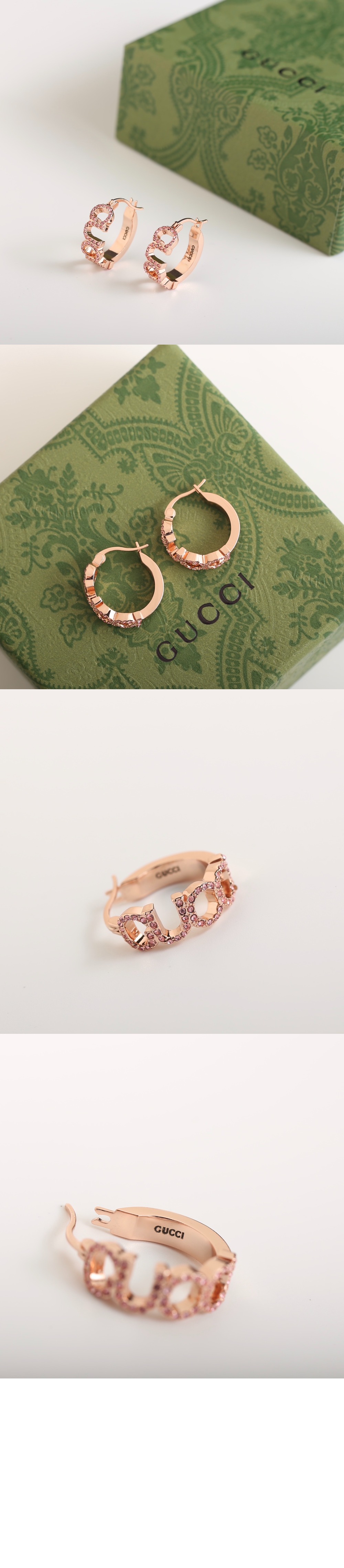 미러급레플리카사이트 | 명품레플리카 전문 쇼핑몰  | 퍼스트원 - GUCCI 레터 후프 귀걸이 774690 > 구찌