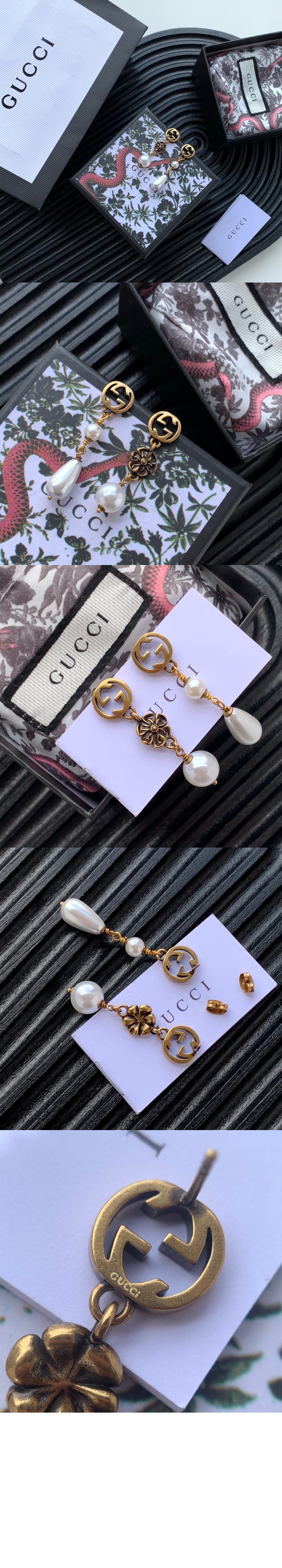 미러급레플리카사이트 | 명품레플리카 전문 쇼핑몰  | 퍼스트원 - 인터로킹 G 플라워 펄 귀걸이 661127 > 구찌