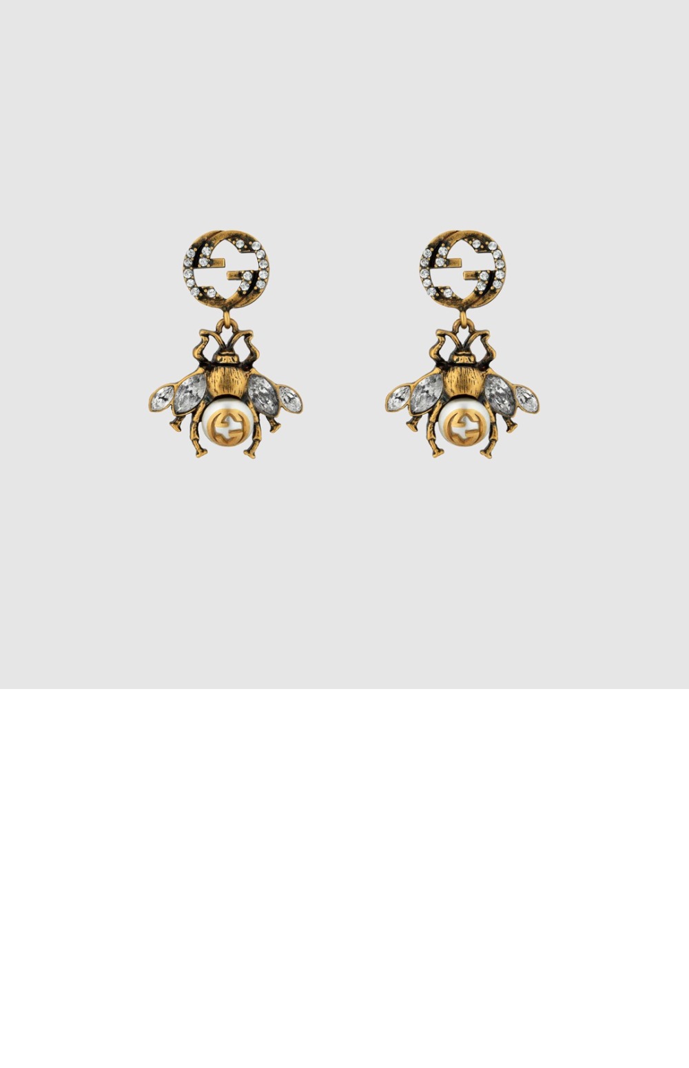 미러급레플리카사이트 | 명품레플리카 전문 쇼핑몰  | 퍼스트원 - 인터로킹 G 디테일의 벌 디테일 귀걸이 629817 > 구찌