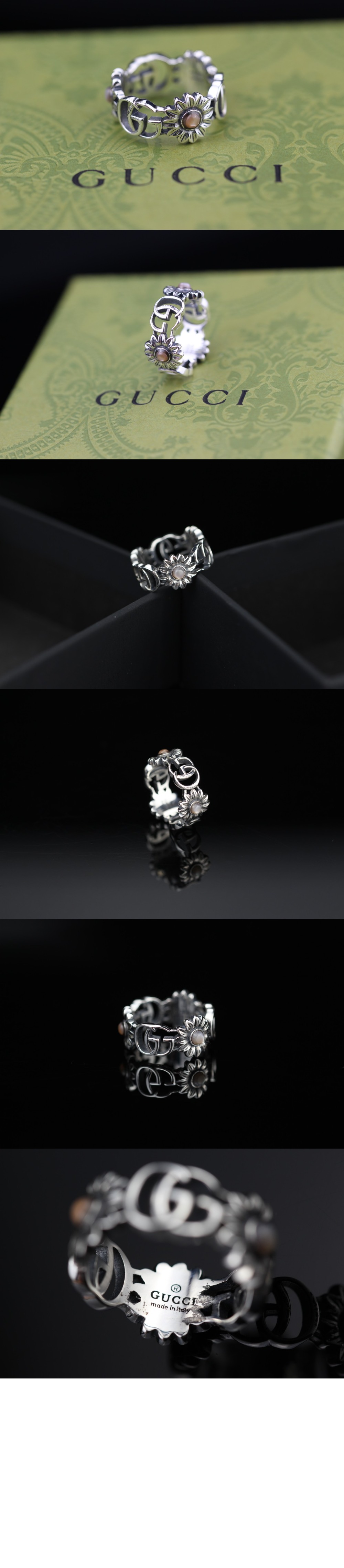 미러급레플리카사이트 | 명품레플리카 전문 쇼핑몰  | 퍼스트원 - 더블 G 자개 반지 527394 > 구찌