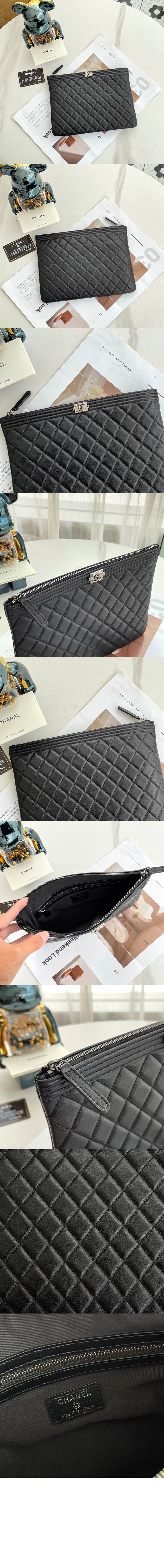 미러급레플리카사이트 | 명품레플리카 전문 쇼핑몰  | 퍼스트원 - 보이 클러치 미듐 A84406 > 샤넬