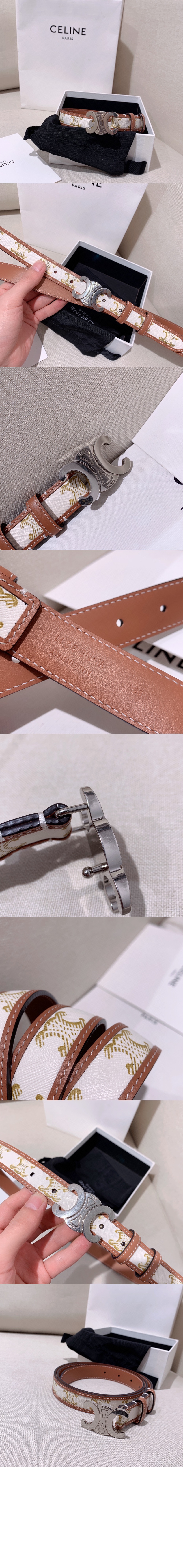미러급레플리카사이트 | 명품레플리카 전문 쇼핑몰  | 퍼스트원 - 미듐 트리오페 벨트 45B422 > 셀린느