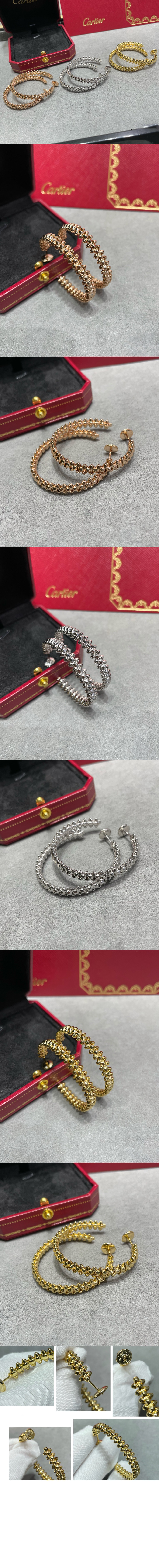 미러급레플리카사이트 | 명품레플리카 전문 쇼핑몰  | 퍼스트원 - 클래쉬 드 까르띠에 후프 이어링 B8301416 > 까르띠에