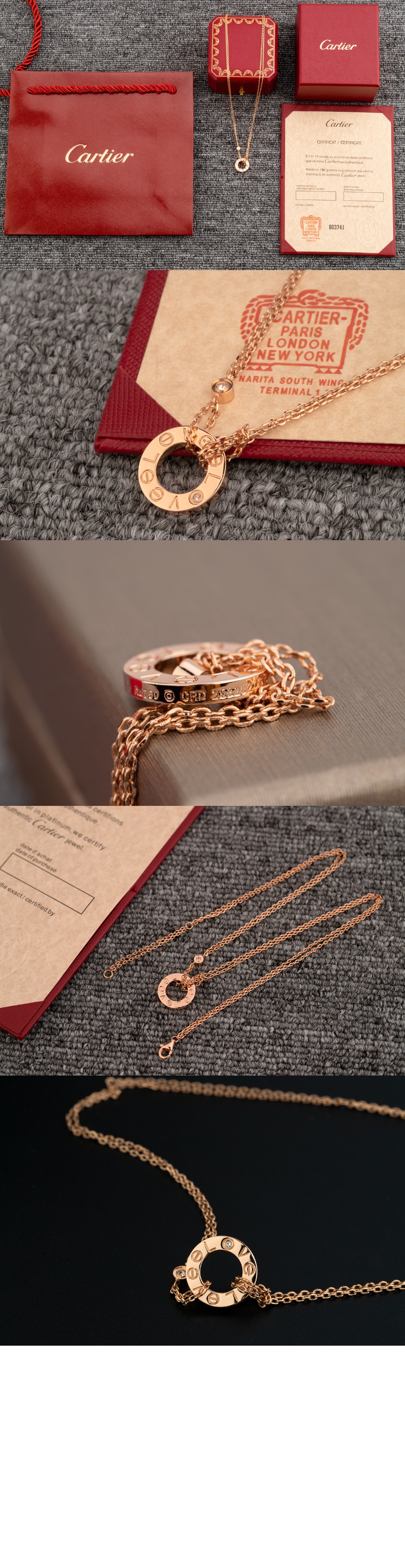 미러급레플리카사이트 | 명품레플리카 전문 쇼핑몰  | 퍼스트원 - 까르띠에 LOVE 네크리스 B7224509 > 까르띠에