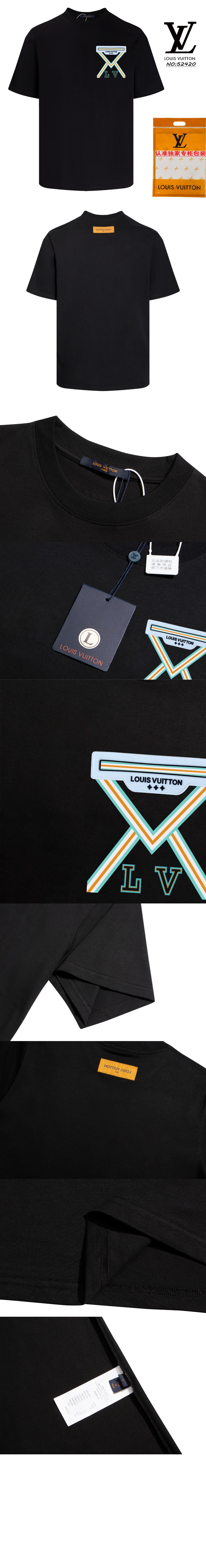 미러급레플리카사이트 | 명품레플리카 전문 쇼핑몰  | 퍼스트원 - 로고 프린트 반팔 > 루이비통