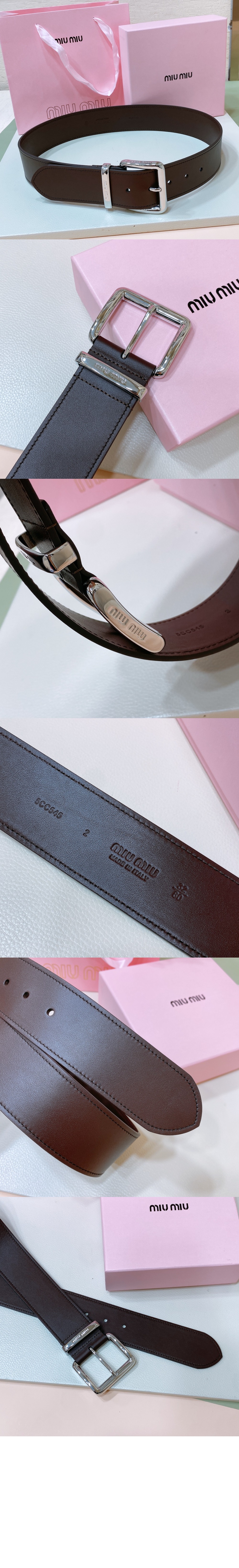 미러급레플리카사이트 | 명품레플리카 전문 쇼핑몰  | 퍼스트원 - 가죽 벨트 5CC589 > 미우미우