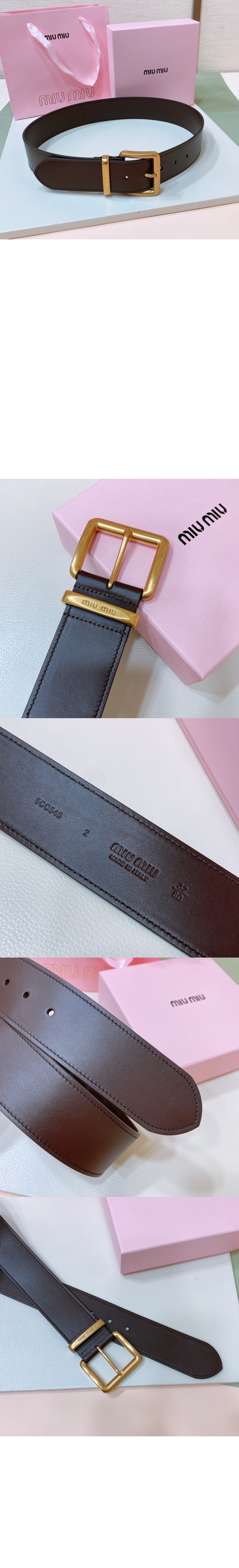 미러급레플리카사이트 | 명품레플리카 전문 쇼핑몰  | 퍼스트원 - 가죽 벨트 5CC589 > 미우미우