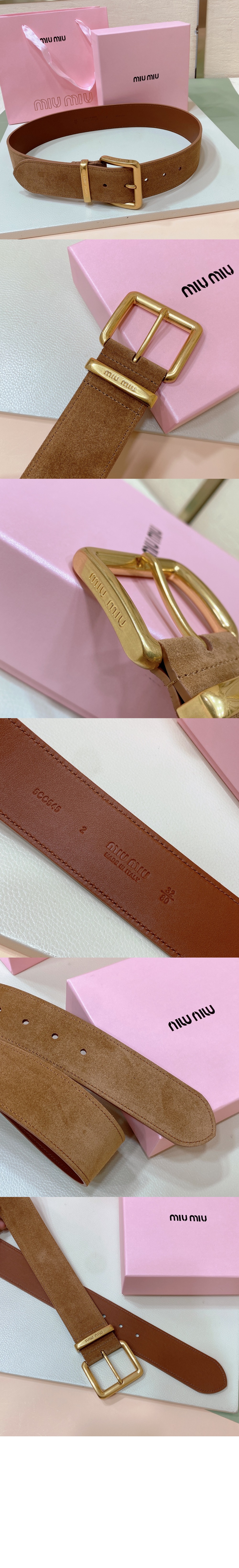 미러급레플리카사이트 | 명품레플리카 전문 쇼핑몰  | 퍼스트원 - 스웨이드 벨트 5CC589 > 미우미우