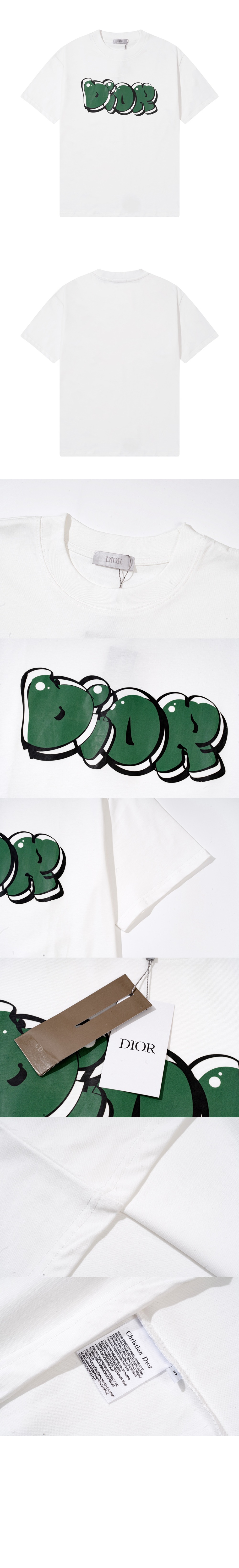 미러급레플리카사이트 | 명품레플리카 전문 쇼핑몰  | 퍼스트원 - 로고 프린트 반팔 > 디올