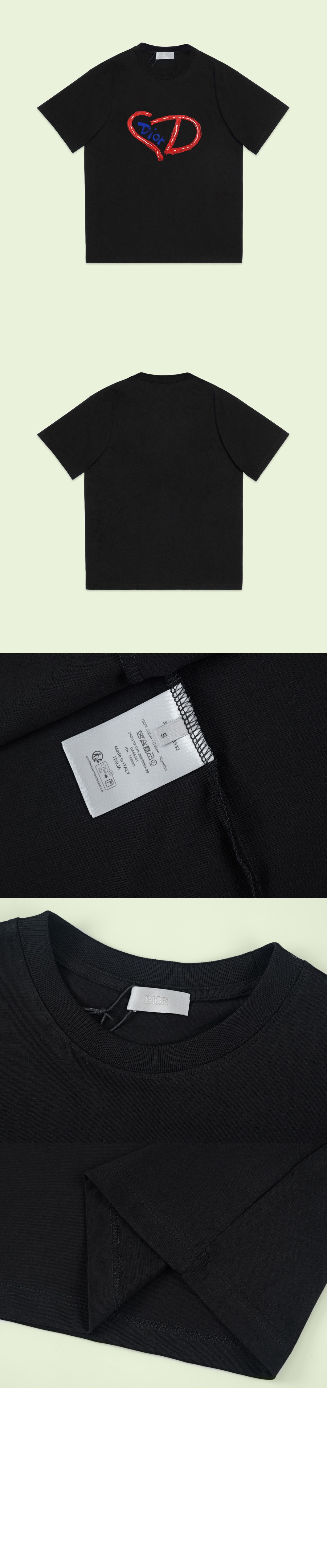 미러급레플리카사이트 | 명품레플리카 전문 쇼핑몰  | 퍼스트원 - 로고 프린트 반팔 > 디올