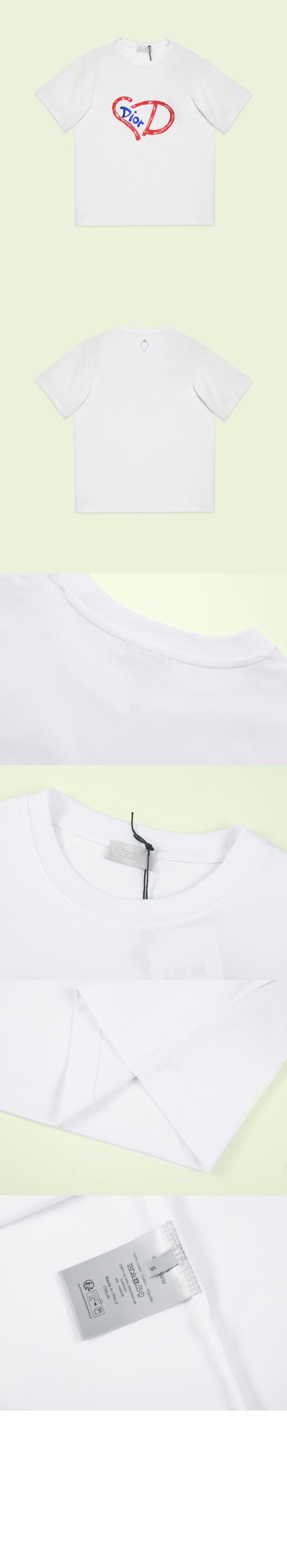 미러급레플리카사이트 | 명품레플리카 전문 쇼핑몰  | 퍼스트원 - 로고 프린트 반팔 > 디올