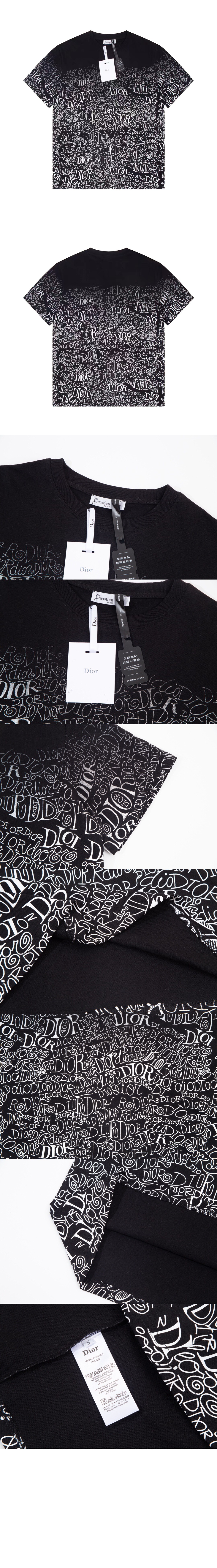 미러급레플리카사이트 | 명품레플리카 전문 쇼핑몰  | 퍼스트원 - 로고 프린트 반팔 > 디올