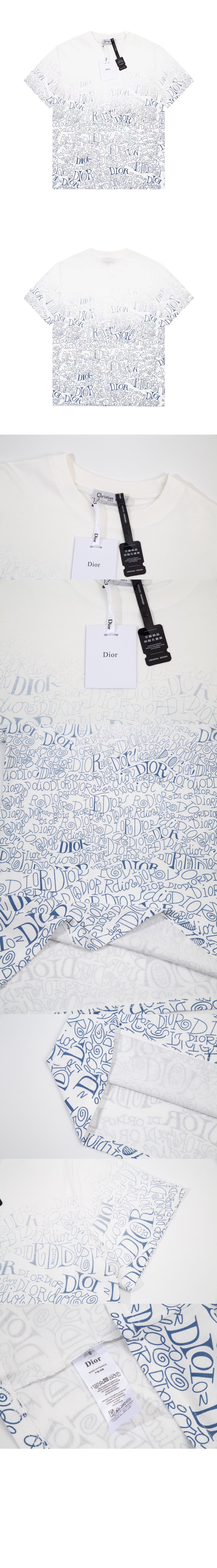 미러급레플리카사이트 | 명품레플리카 전문 쇼핑몰  | 퍼스트원 - 로고 프린트 반팔 > 디올