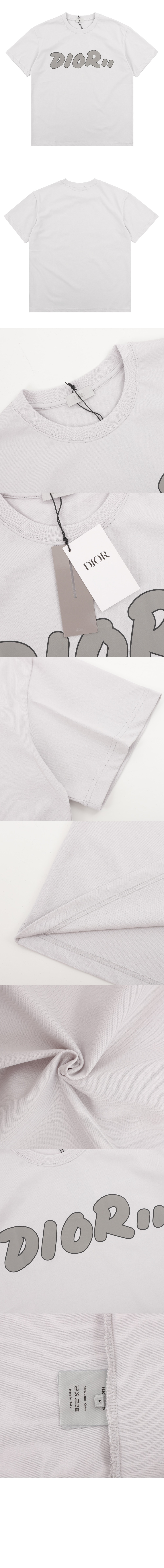 미러급레플리카사이트 | 명품레플리카 전문 쇼핑몰  | 퍼스트원 - 로고 프린트 반팔 > 디올