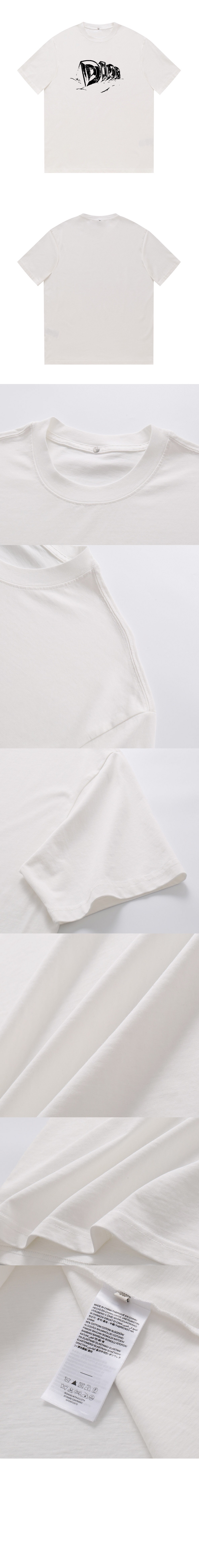 미러급레플리카사이트 | 명품레플리카 전문 쇼핑몰  | 퍼스트원 - 로고 프린트 반팔 > 디올