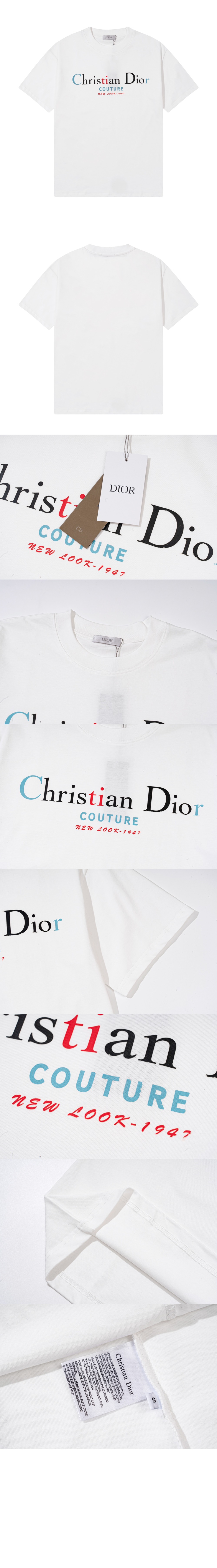 미러급레플리카사이트 | 명품레플리카 전문 쇼핑몰  | 퍼스트원 - 로고 프린트 반팔 > 디올