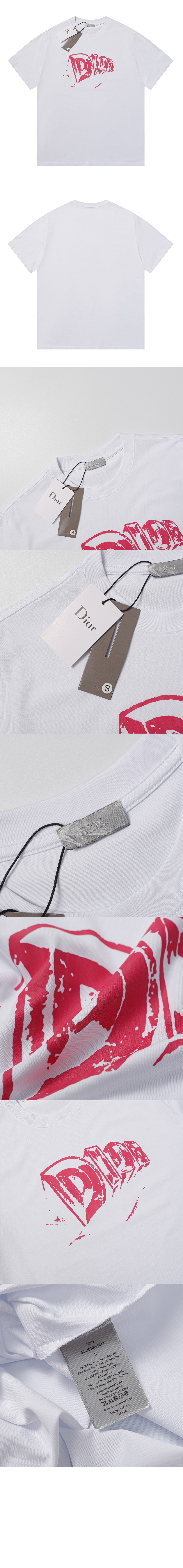 미러급레플리카사이트 | 명품레플리카 전문 쇼핑몰  | 퍼스트원 - 로고 프린트 반팔 > 디올