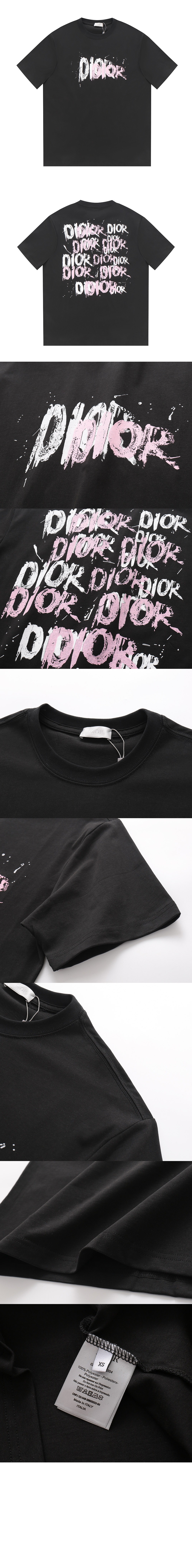 미러급레플리카사이트 | 명품레플리카 전문 쇼핑몰  | 퍼스트원 - 로고 프린트 반팔 > 디올