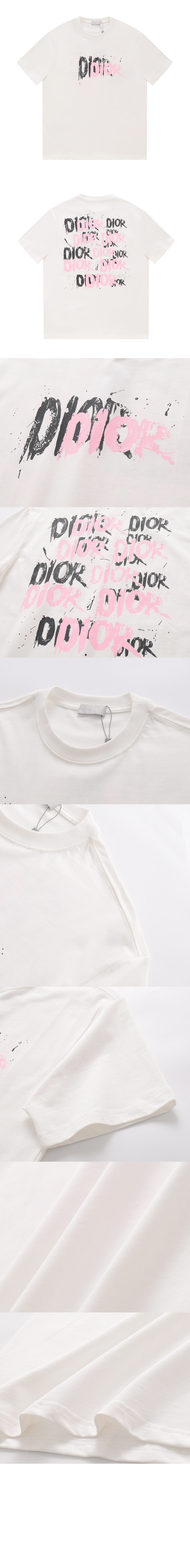 미러급레플리카사이트 | 명품레플리카 전문 쇼핑몰  | 퍼스트원 - 로고 프린트 반팔 > 디올