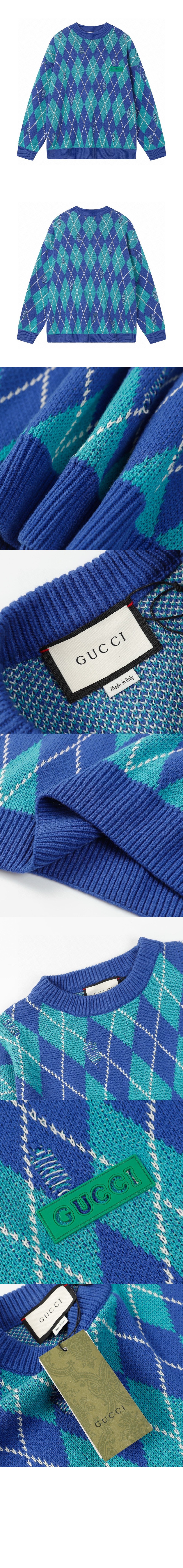 미러급레플리카사이트 | 명품레플리카 전문 쇼핑몰  | 퍼스트원 - 로고 니트 톱 > 구찌