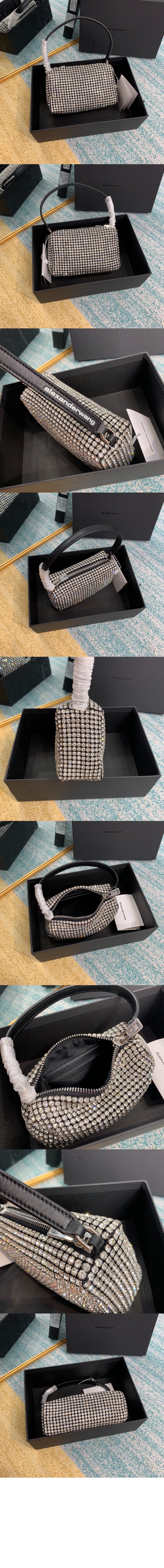 미러급레플리카사이트 | 명품레플리카 전문 쇼핑몰  | 퍼스트원 - 에어리스 라인스톤 메시 파우치 2019P0 > 알렉산더왕