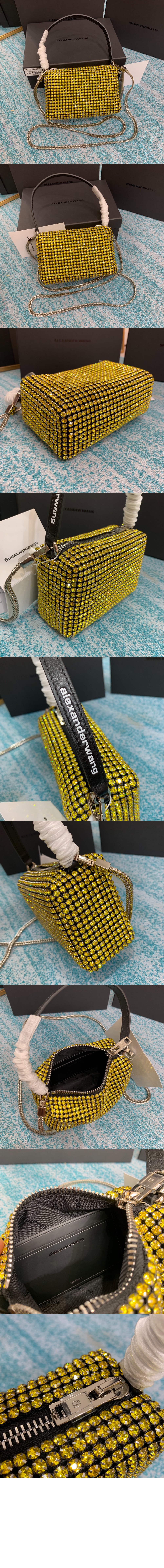 미러급레플리카사이트 | 명품레플리카 전문 쇼핑몰  | 퍼스트원 - 에어리스 라인스톤 메시 파우치 2019P0 > 알렉산더왕