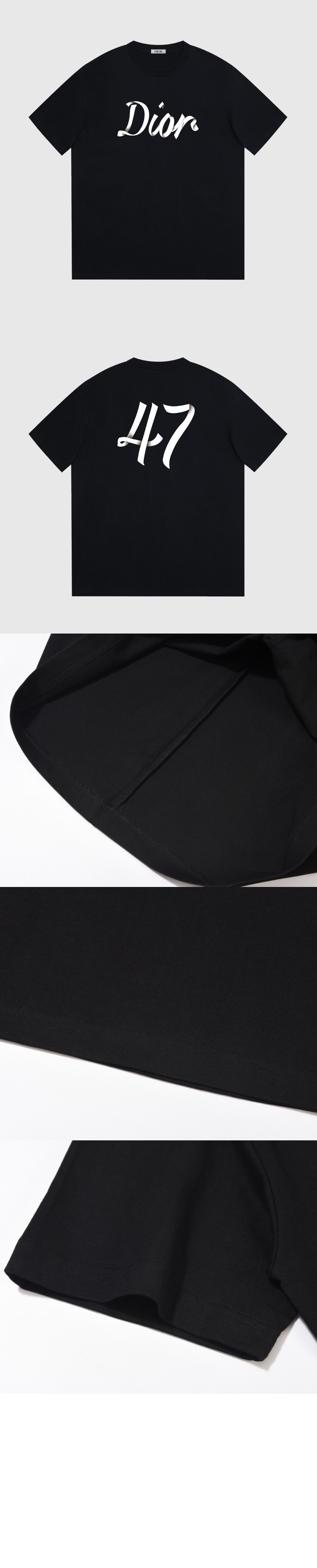 미러급레플리카사이트 | 명품레플리카 전문 쇼핑몰  | 퍼스트원 - 로고 프린트 반팔 > 디올