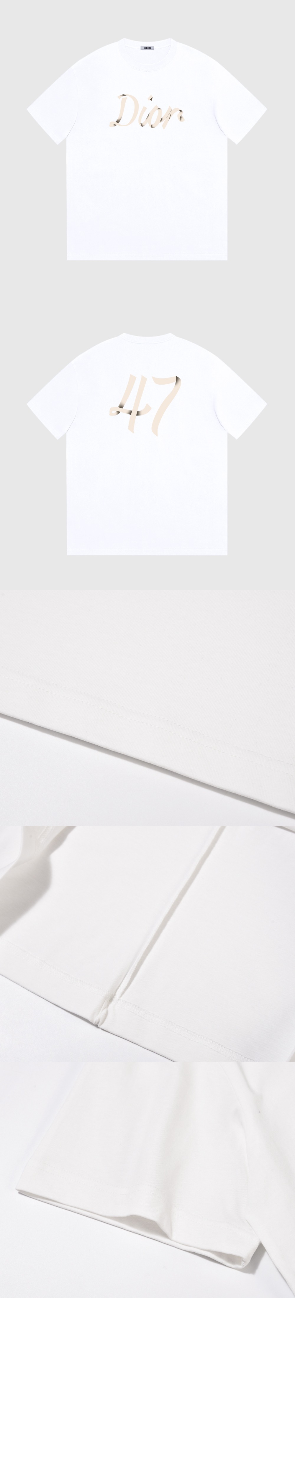 미러급레플리카사이트 | 명품레플리카 전문 쇼핑몰  | 퍼스트원 - 로고 프린트 반팔 > 디올