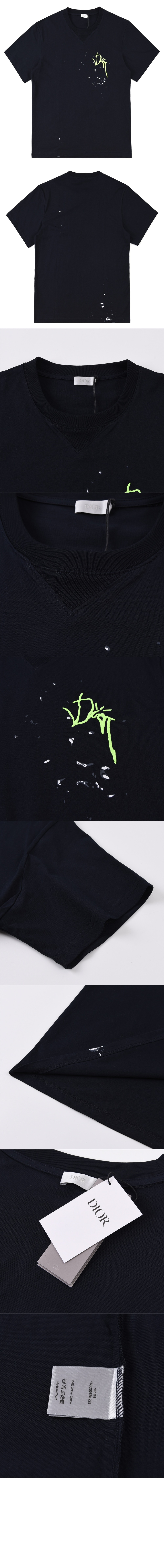 미러급레플리카사이트 | 명품레플리카 전문 쇼핑몰  | 퍼스트원 - 로고 프린트 반팔 > 디올