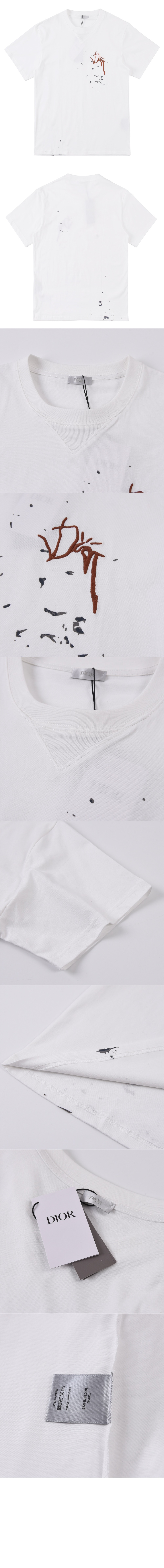 미러급레플리카사이트 | 명품레플리카 전문 쇼핑몰  | 퍼스트원 - 로고 프린트 반팔 > 디올