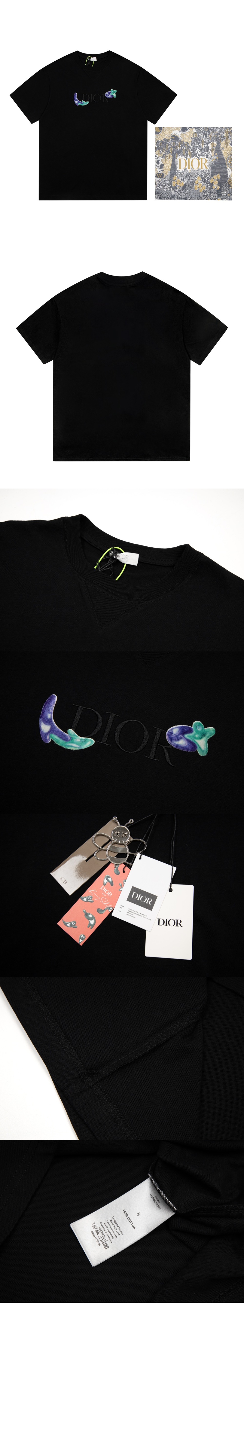 미러급레플리카사이트 | 명품레플리카 전문 쇼핑몰  | 퍼스트원 - 로고 프린트 반팔 > 디올