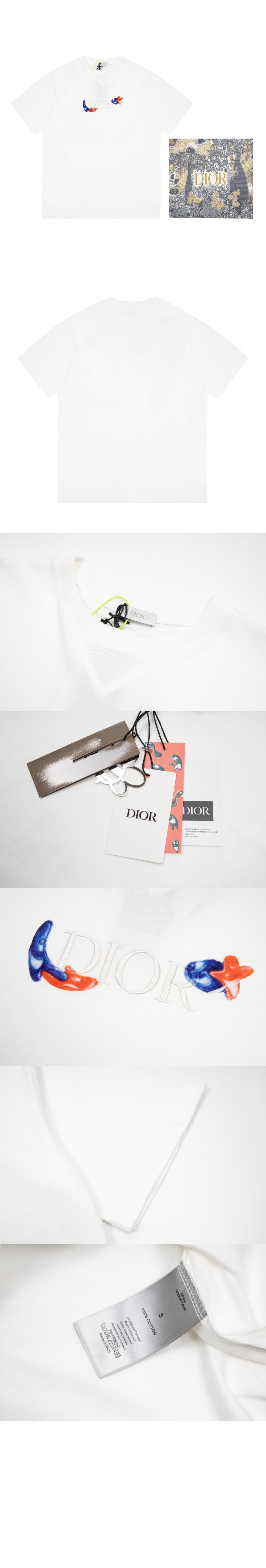 미러급레플리카사이트 | 명품레플리카 전문 쇼핑몰  | 퍼스트원 - 로고 프린트 반팔 > 디올