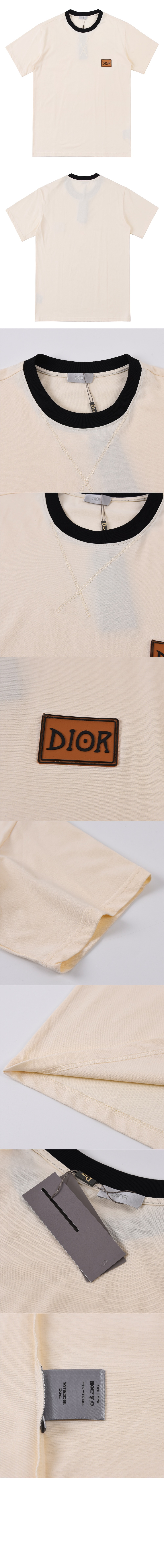 미러급레플리카사이트 | 명품레플리카 전문 쇼핑몰  | 퍼스트원 - 로고 프린트 반팔 > 디올