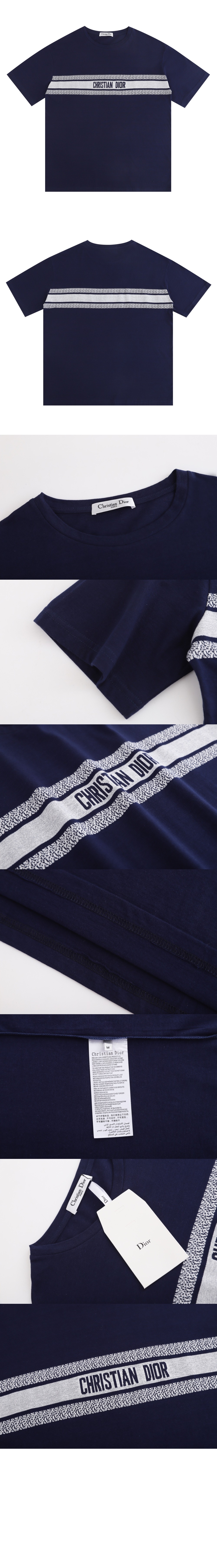 미러급레플리카사이트 | 명품레플리카 전문 쇼핑몰  | 퍼스트원 - 로고 프린트 반팔 > 디올