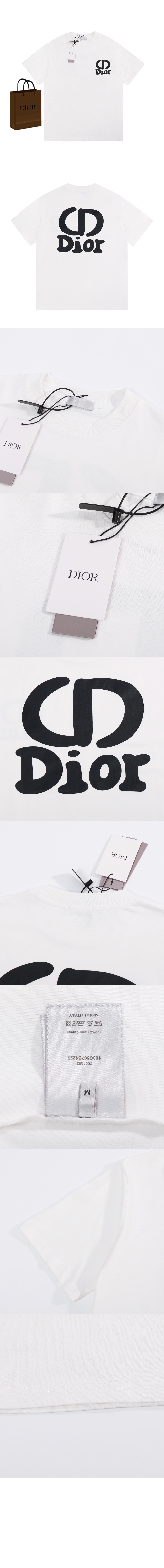 미러급레플리카사이트 | 명품레플리카 전문 쇼핑몰  | 퍼스트원 - 로고 프린트 반팔 > 디올