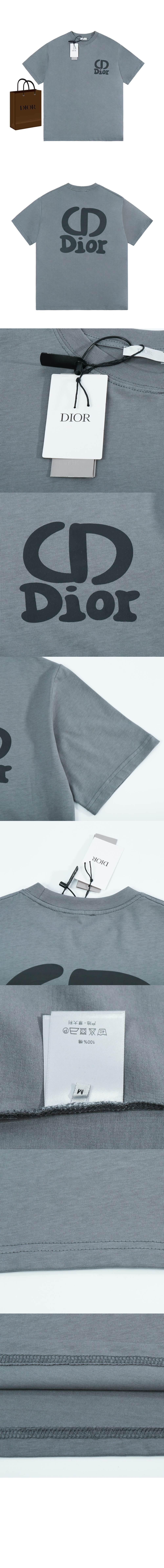 미러급레플리카사이트 | 명품레플리카 전문 쇼핑몰  | 퍼스트원 - 로고 프린트 반팔 > 디올